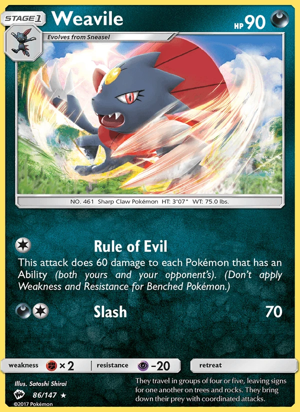 Weavile #86
