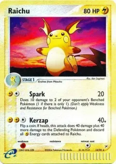 Raichu Reverse Holo