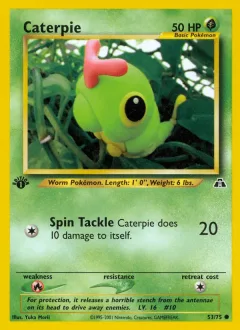 Caterpie 1st Edition