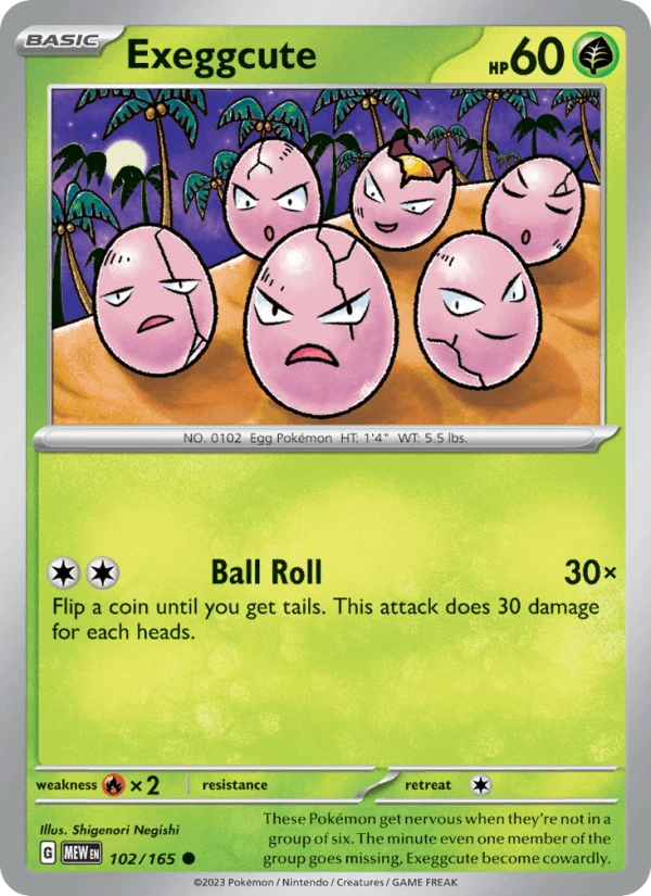Exeggcute #102