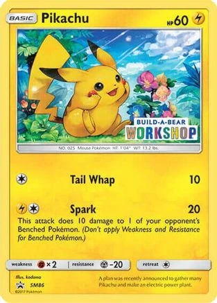 Pikachu Build-A-Bear #SM86