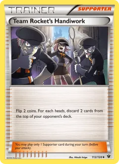 Team Rocket's Handiwork Reverse Holo