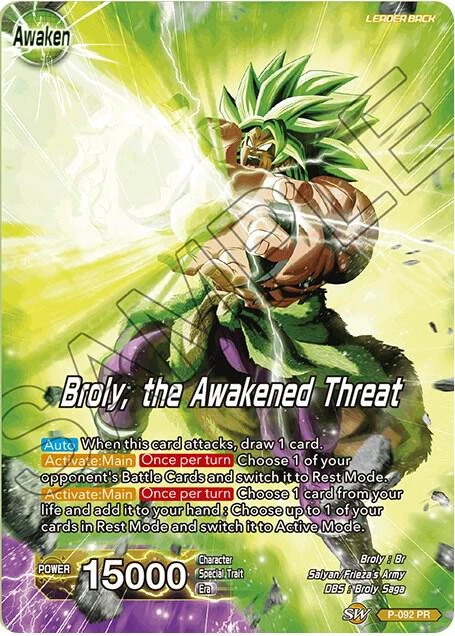 Broly // Broly, the Awakened Threat #P-092