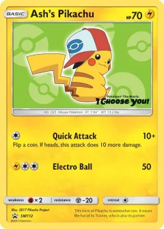 Ash's Pikachu Sm112