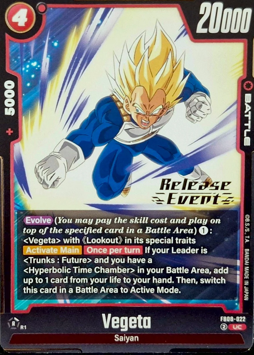 Vegeta [Release Event] #FB08-022
