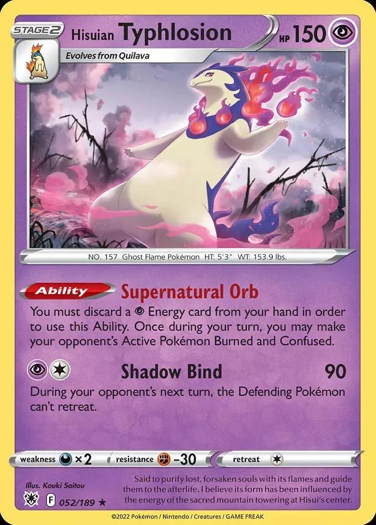 Typhlosion Holo #52