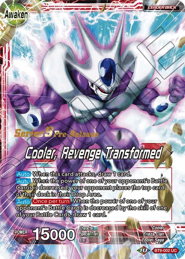 Cooler // Cooler, Revenge Transformed [Pre-Release] #BT9-002