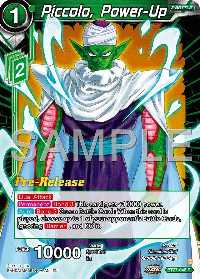 Piccolo, Power-Up [Pre-Release] #BT27-048