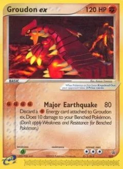 Groudon EX Holo