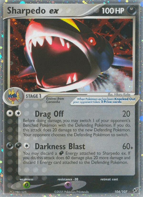 Sharpedo Ex #104