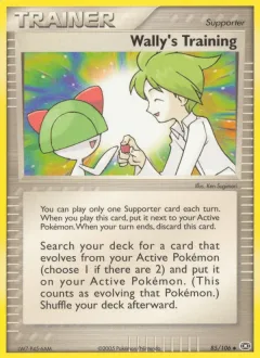 Wally's Training Reverse Holo