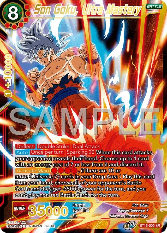 Son Goku, Ultra Mastery [Reprint] #BT16-005