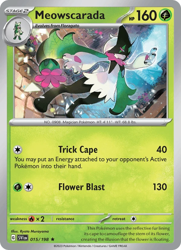 Meowscarada Cosmos Holo #15