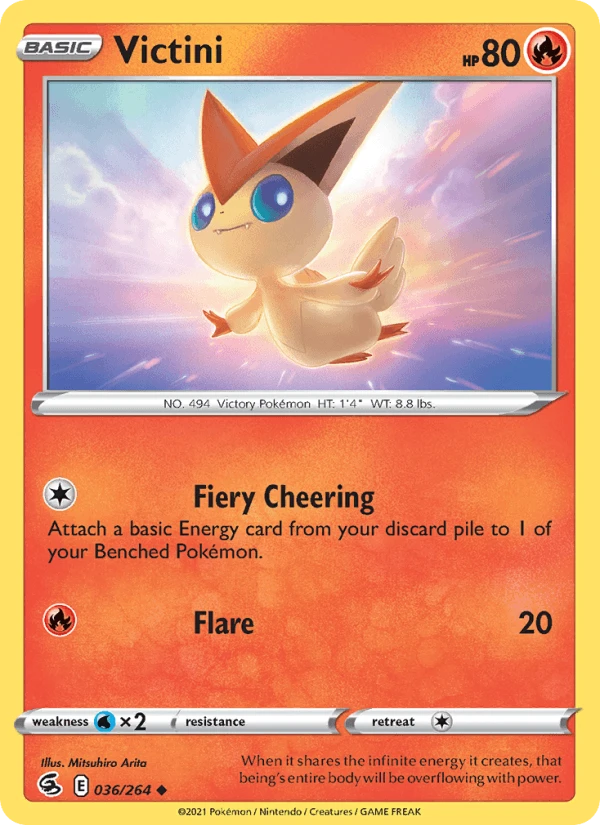 Victini Reverse Holo #36