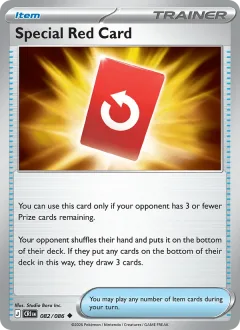 Special Red Card Reverse Holo