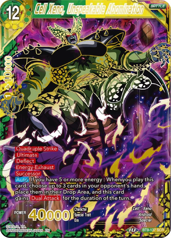 Cell Xeno, Unspeakable Abomination #BT9-137