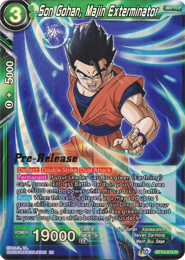 Son Gohan, Majin Exterminator [Pre-Release] #BT14-074