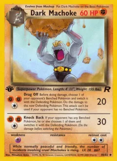Dark Machoke 1st Edition