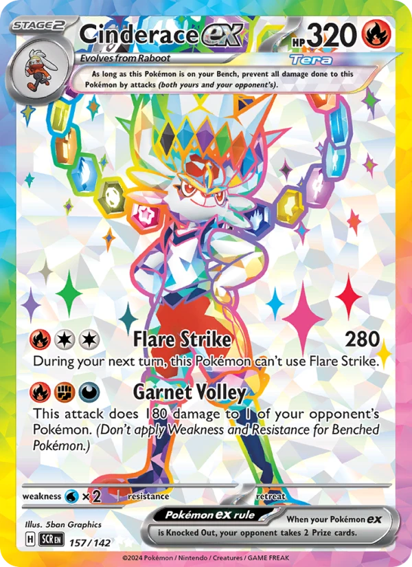 Cinderace Ex #157