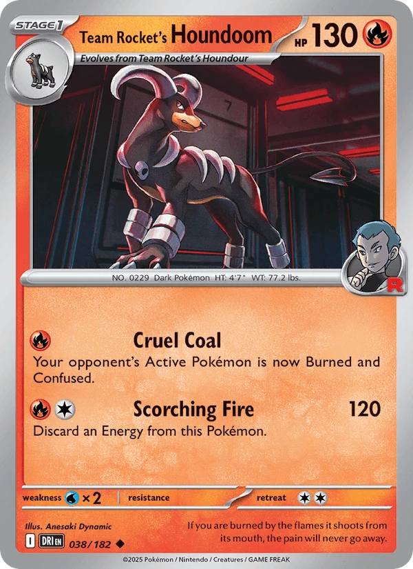 Team Rocket's Houndoom #38