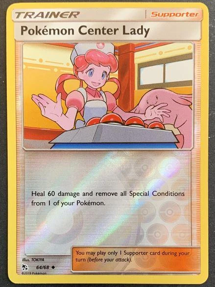 Pokemon Center Lady Reverse Holo #64