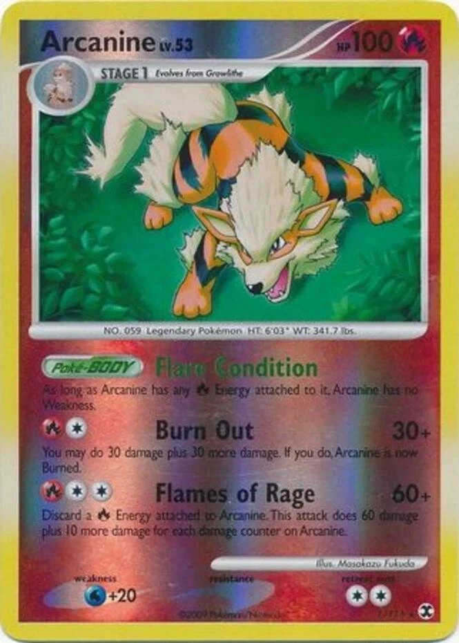 Arcanine Reverse Holo #1