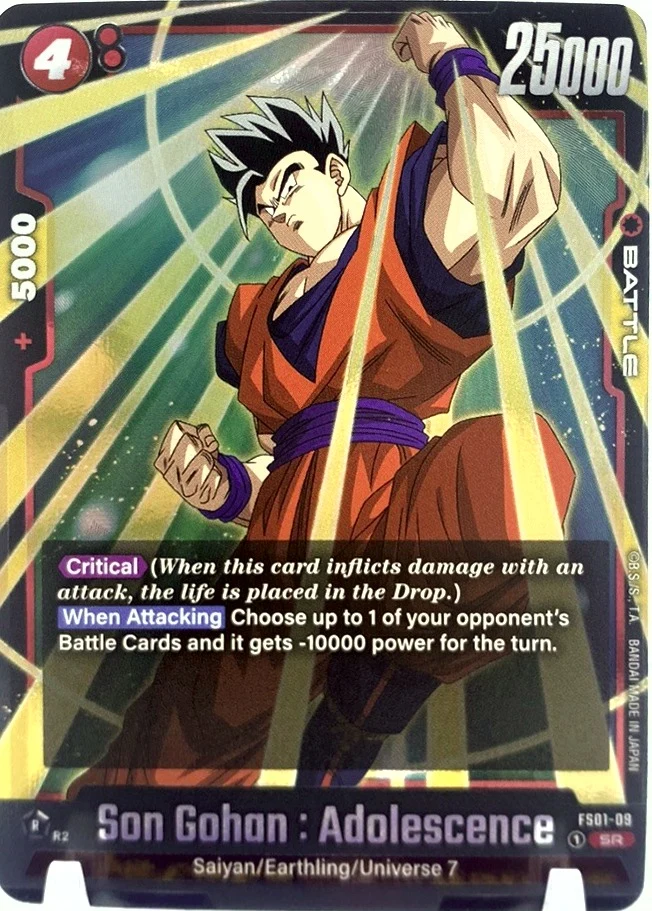 Son Gohan : Adolescence [Bonus Pack Alternate Art] #FS01-09