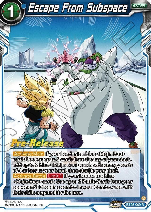 Escape From Subspace [Pre-Release] #BT25-069