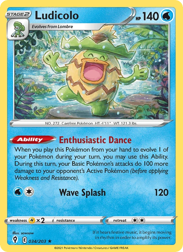 Ludicolo Holo #34