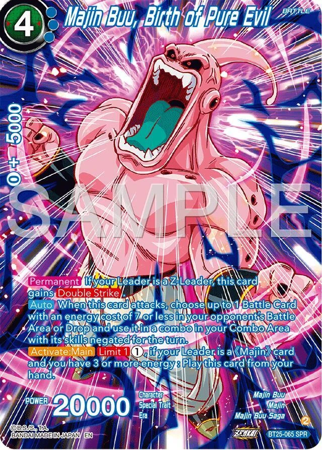 Majin Buu, Birth of Pure Evil [SPR] #BT25-065