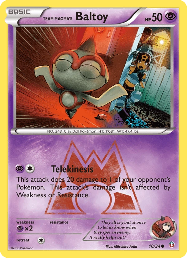 Team Magma's Baltoy #10