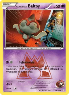 Team Magma's Baltoy Reverse Holo