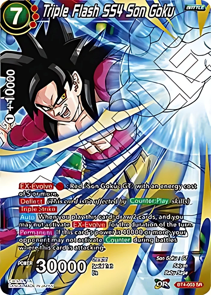 Triple Flash SS4 Son Goku #BT4-003