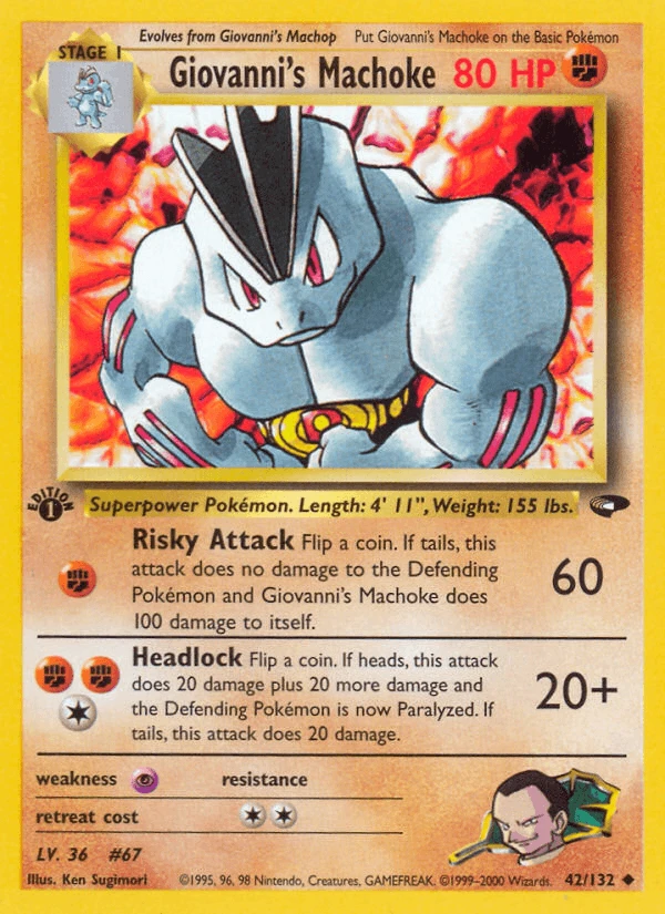Giovanni's Machoke #42
