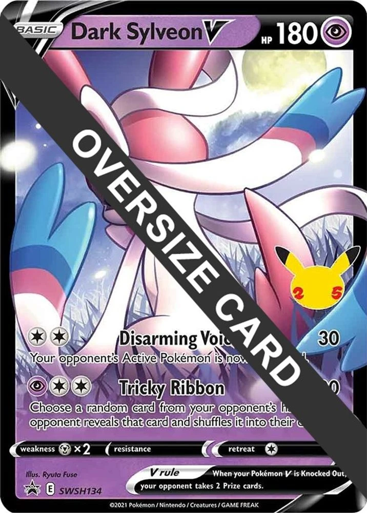 Dark Sylveon V Jumbo #SWSH134