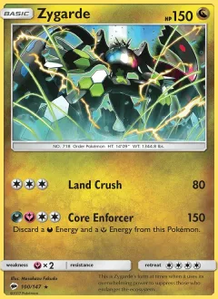 Zygarde Reverse Holo