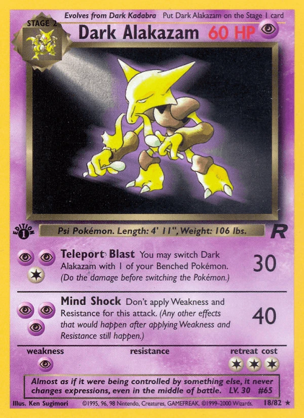 Dark Alakazam #18