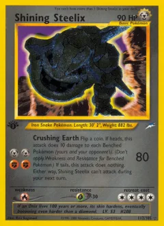 Shining Steelix 1st Edition