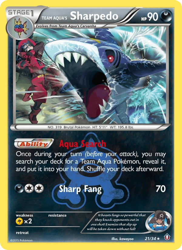 Team Aqua's Sharpedo #21