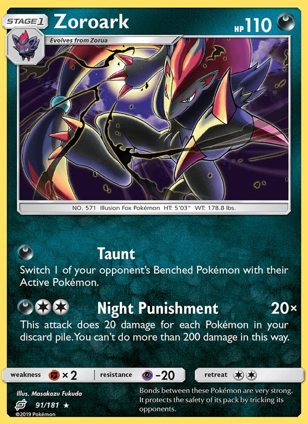Zoroark Holo #91