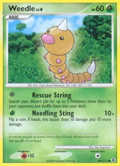 Weedle Reverse Holo