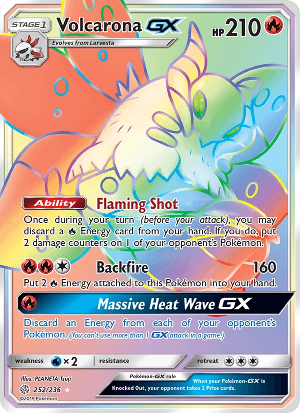 Volcarona Gx #252