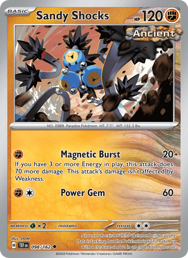 Sandy Shocks Reverse Holo #98