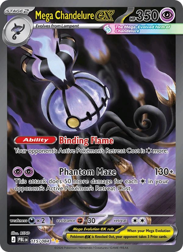 Mega Chandelure Ex #115