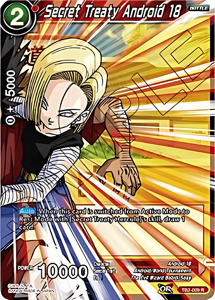 Secret Treaty Android 18 [Tournament Promo] #TB2-009