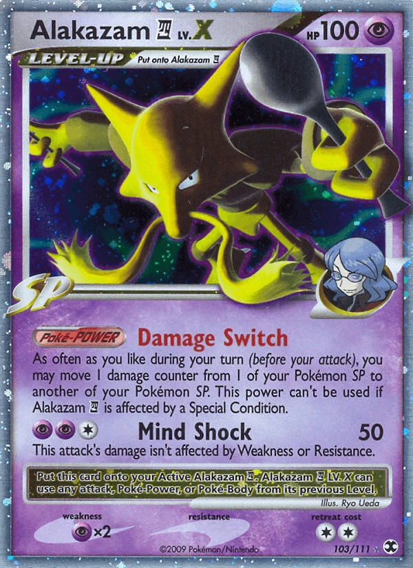 Alakazam LV X #103