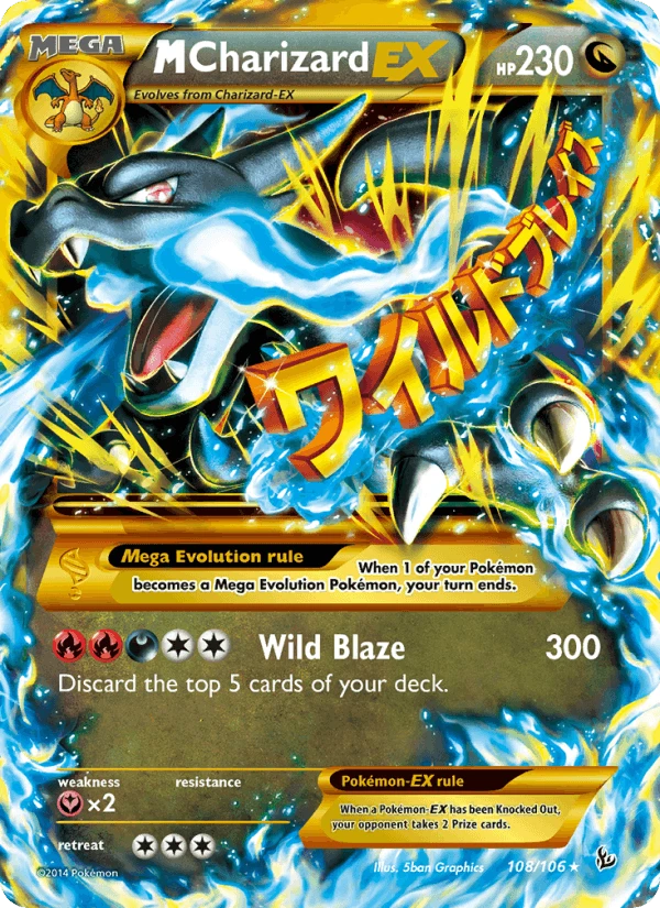 M Charizard Ex #108