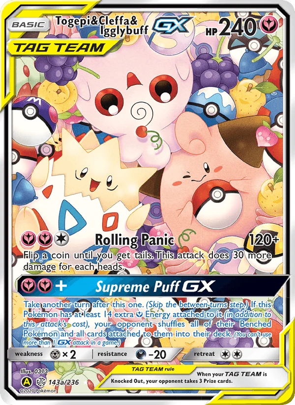 Togepi & Cleffa & Igglybuff GX #143a