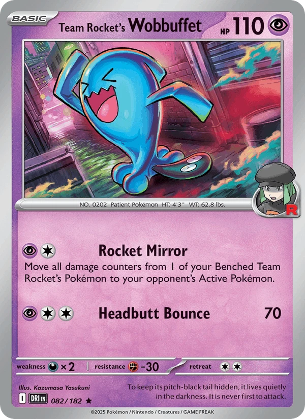 Team Rocket's Wobbuffet #82