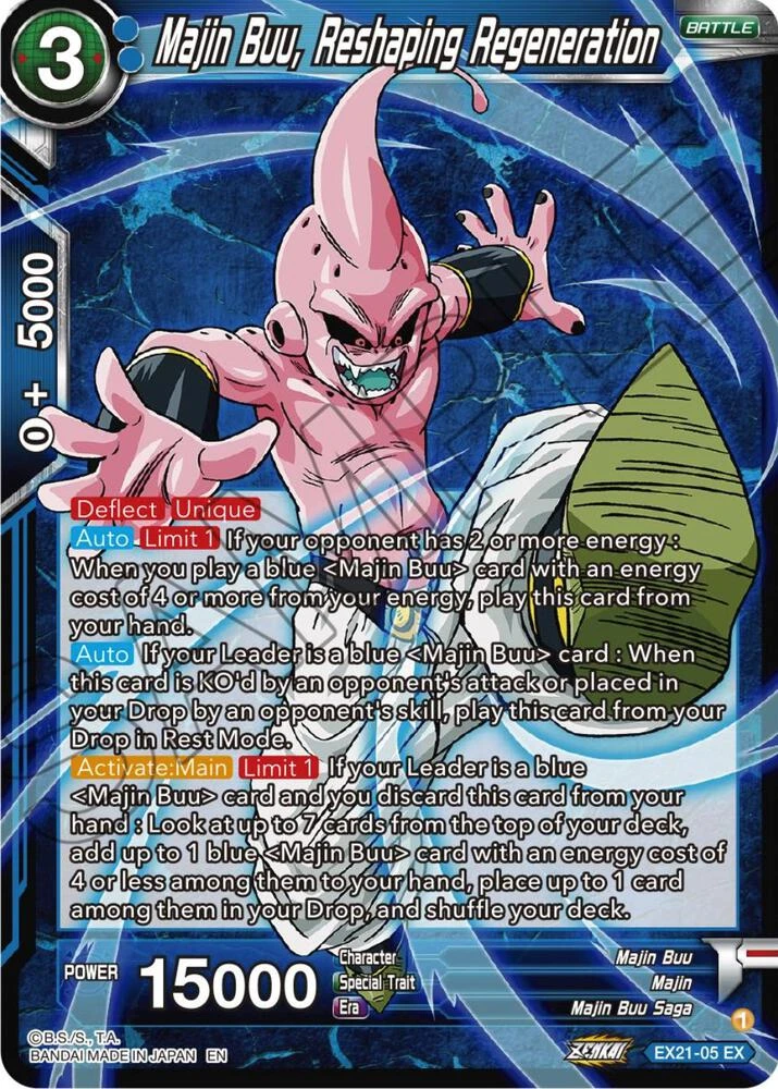 Majin Buu, Reshaping Regeneration #EX21-05